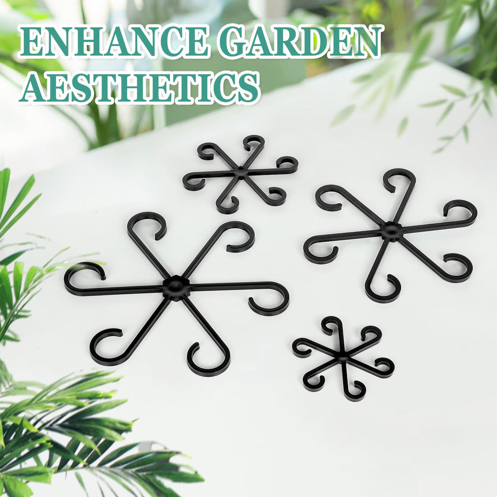 GLCSC 8pcs Plant Stem Support, Plant Support for Indoor Plants, Plastic Reusable Plant Stabilizer, Indoor Plants Accessories