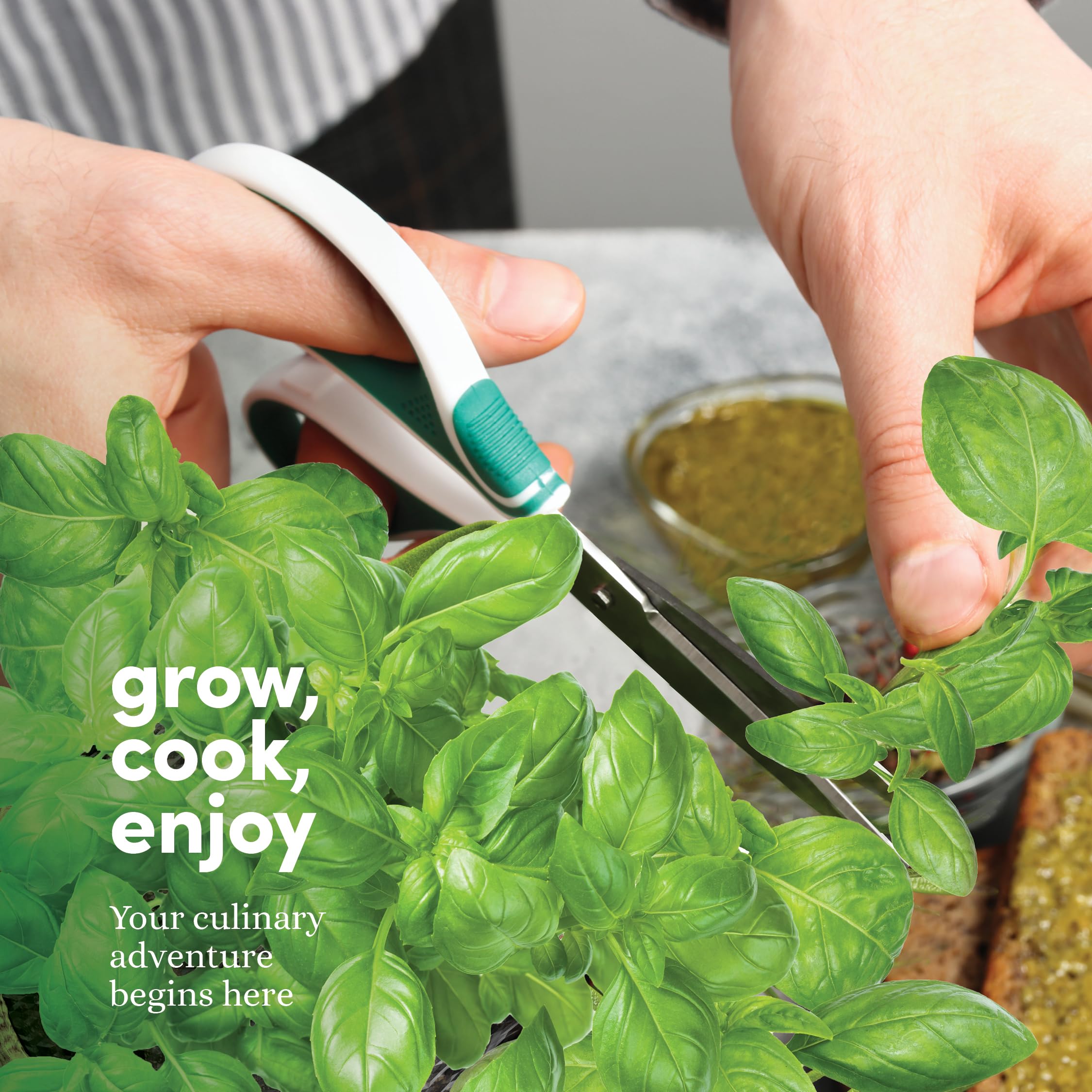 Planters' Choice 9 Herb Indoor Window Garden Kit - House Plants Seeds - Best Unique Easter Gift Ideas for Women, Mom, Friend, Her, Birthday, Housewarming, Mother - New Home Kitchen Gifts