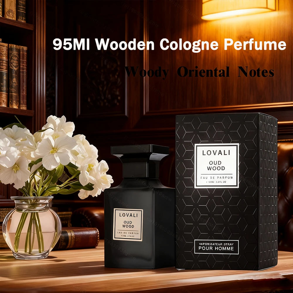95Ml Wooden Cologne Perfume Long-Lasting Woody Light Fragrance Luxurious Captivating Aroma Classic Elegant Scent Men Perfumes